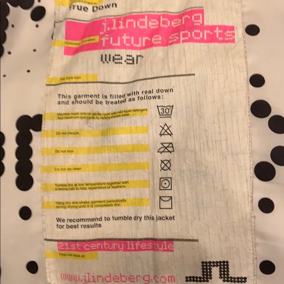 J. LINDBERG HOODED WINTER DOWN PUFFER JACKET Med - Picture 14 of 14